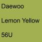 Preview: Daewoo, Lemon Yellow, 56U.